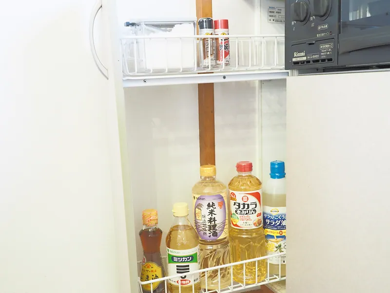 基本の調味料はご自由にお使いください